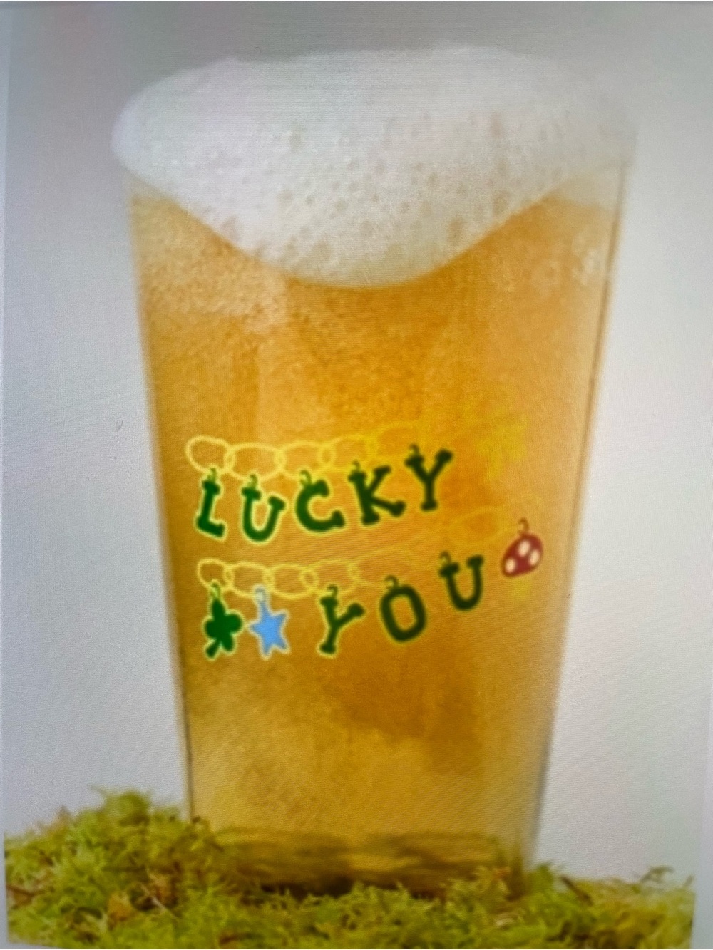 ❤️ ANTHROPOLOGIE ALICE & WONDER ST PATRICKS DAY PINT GLASS NEW